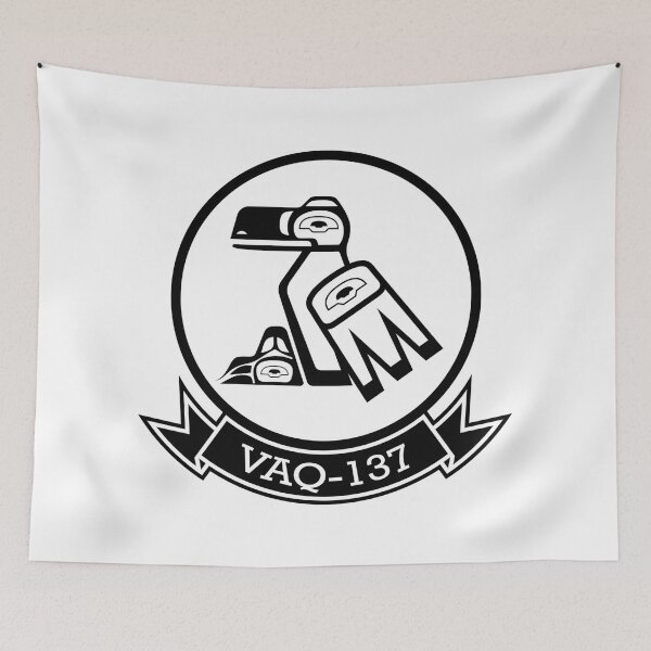Item preview, US Navy VAQ-137 Rooks Electronic Attack Squadron Insignia designed and sold by CharlieDesings.