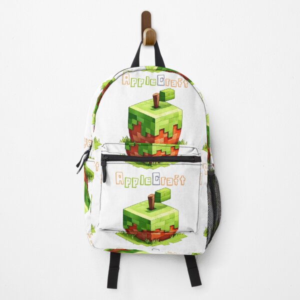 Item preview, AppleCraft Minecraft Apple - Cute Blocky Lego Style Art Print designed and sold by DesignArtist.ia.