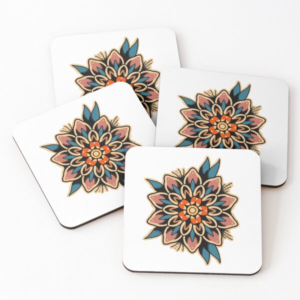 Item preview, Traditional mandala tattoo  designed and sold by DylanBatesArt.