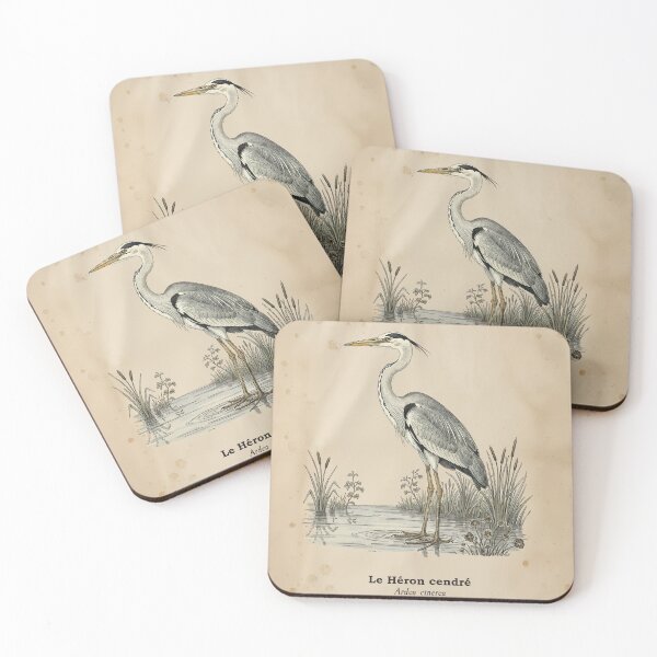 Item preview, Vintage Grey Heron designed and sold by Jeeklsdotcom.