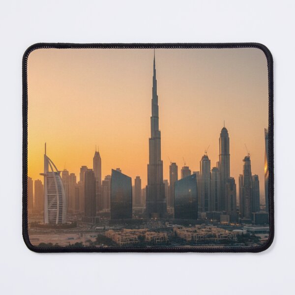 Item preview, Skyscrapers at sunset facing the sea designed and sold by JuViRo.