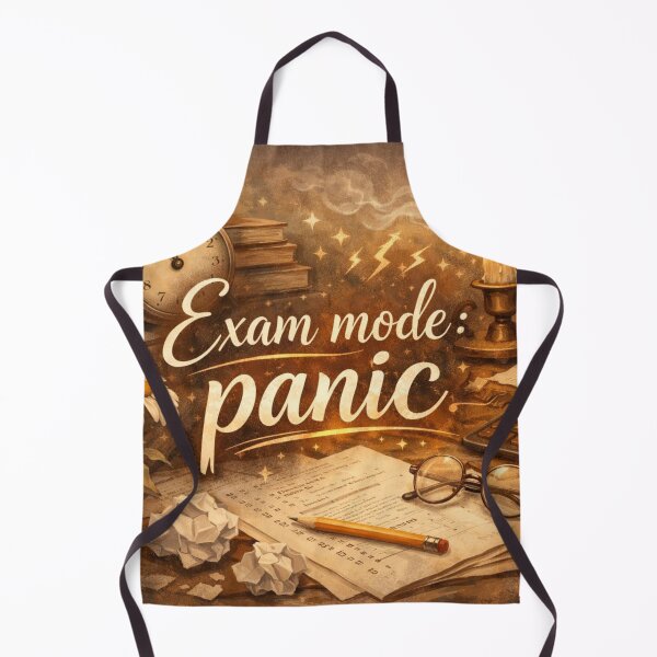 Item preview, Exam Mode Panic – Funny Student Study Aesthetic Quote Design designed and sold by Sanika arts .