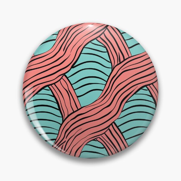 Item preview, Interwoven Retro Waves designed and sold by The Gilded Canvas.