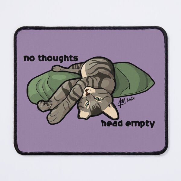 Item preview, no thoughts head empty designed and sold by Art by Meddy Jurack.