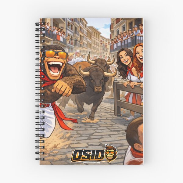 Item preview, OSID Monkey Running of the Bulls – Festival Mayhem designed and sold by 131Mayhem.