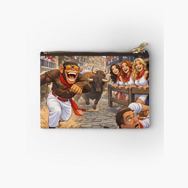 Item preview, OSID Monkey Running of the Bulls – Festival Mayhem designed and sold by 131Mayhem.