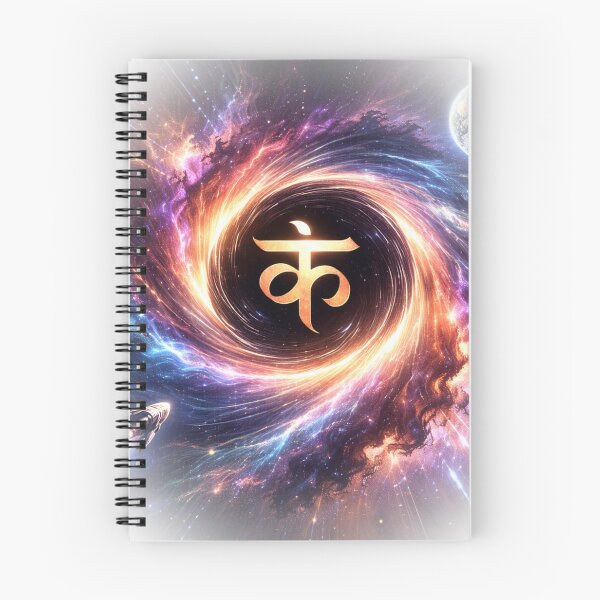 Item preview, Cosmic Ka – Sanskrit Letter in a Light Speed Black Hole designed and sold by KumarGandhi.