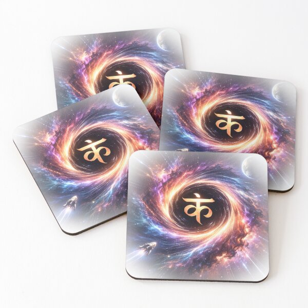 Item preview, Cosmic Ka – Sanskrit Letter in a Light Speed Black Hole designed and sold by KumarGandhi.