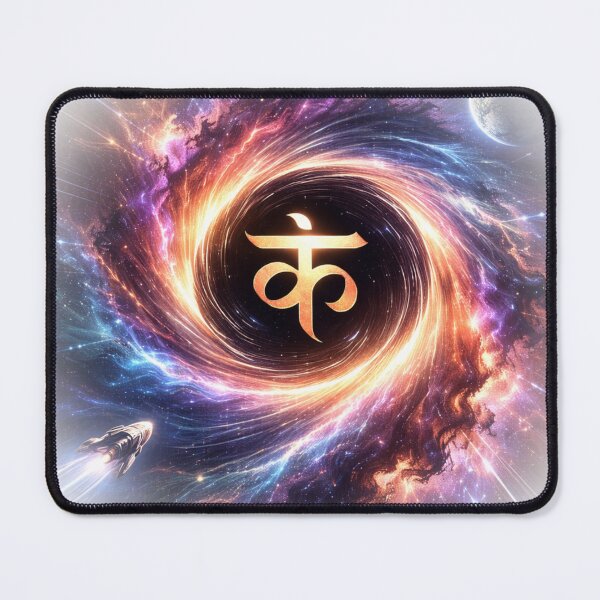 Item preview, Cosmic Ka – Sanskrit Letter in a Light Speed Black Hole designed and sold by KumarGandhi.