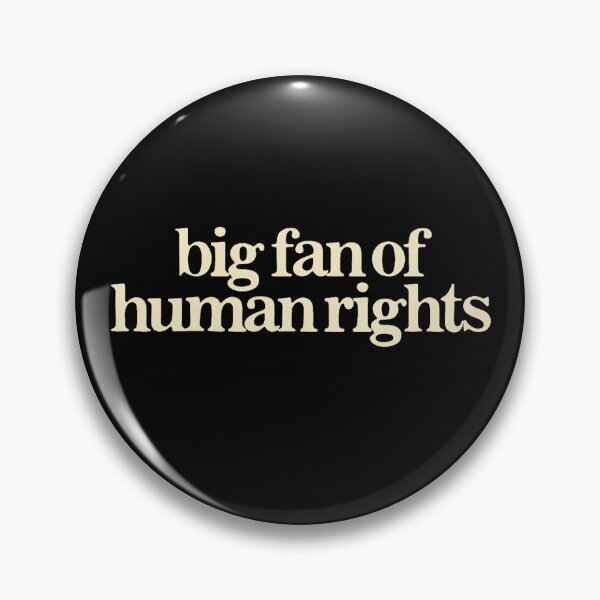 Item preview, Big Fan of Human Rights Retro Equality Statement Art designed and sold by horacehughes.