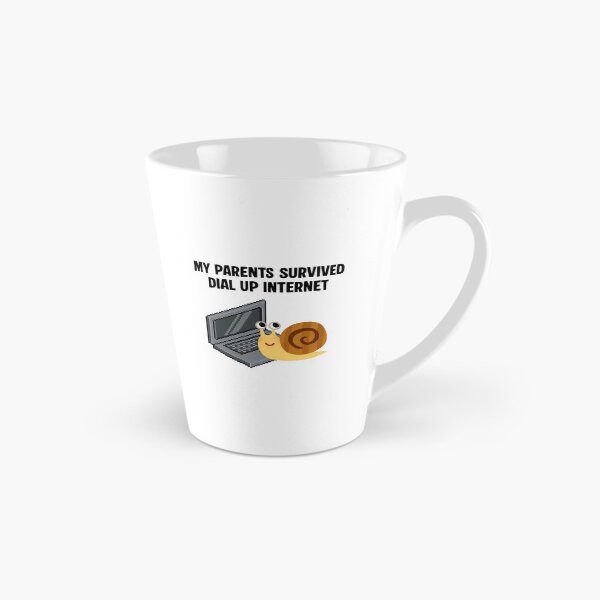 Item preview, My Parents Survived Dial-Up Internet – Funny Snail PC Design designed and sold by EVESTUDIOART.