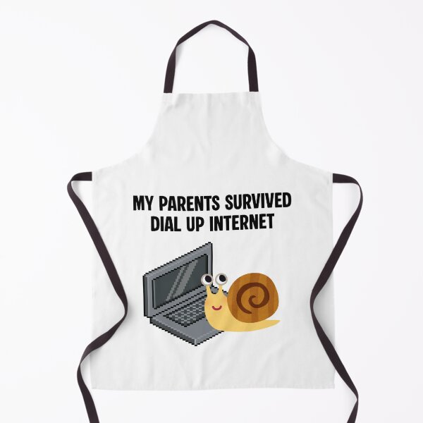 Item preview, My Parents Survived Dial-Up Internet – Funny Snail PC Design designed and sold by EVESTUDIOART.