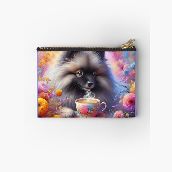 Item preview, Keeshond Drinking Coffee designed and sold by The Coffee Critters.