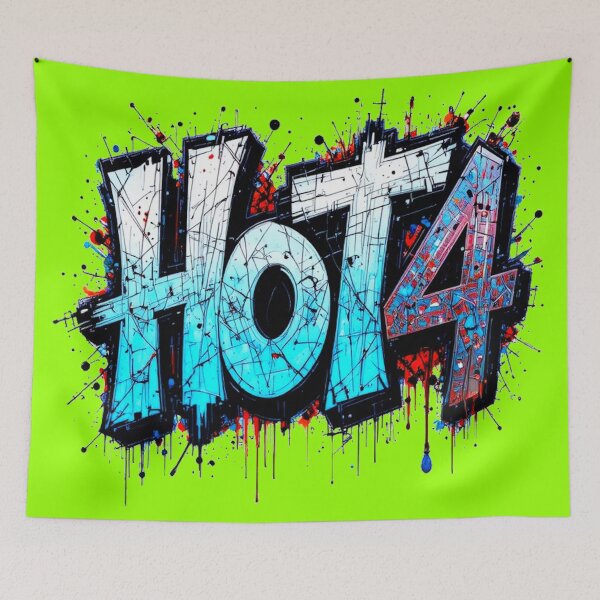Item preview, Hot 4 Graffiti Text Design in blue-white-red designed and sold by Hot4Shirt.