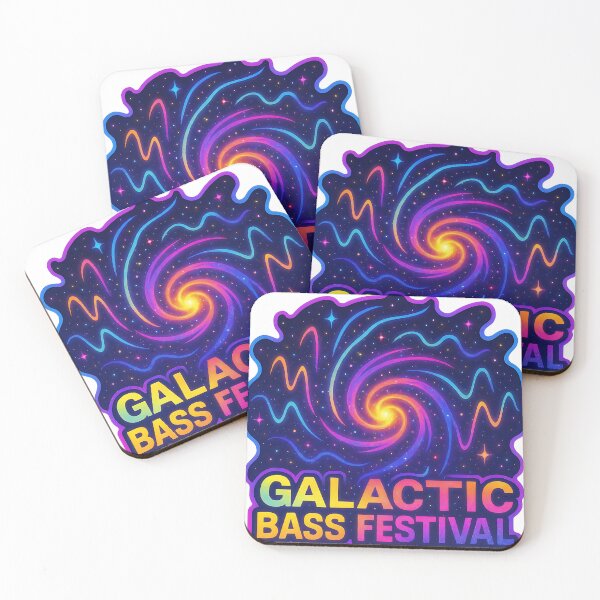 Item preview, Galactic Bass Festival – Cosmic EDM Rave Graphic Design designed and sold by |TRSSHOP|.