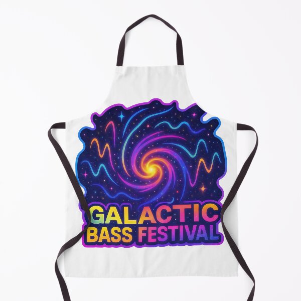 Item preview, Galactic Bass Festival – Cosmic EDM Rave Graphic Design designed and sold by |TRSSHOP|.