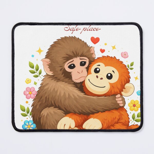 Item preview, Be Someone’s Safe Place Cute Monkey Hug Viral Inspired Design designed and sold by VenusNestCo.