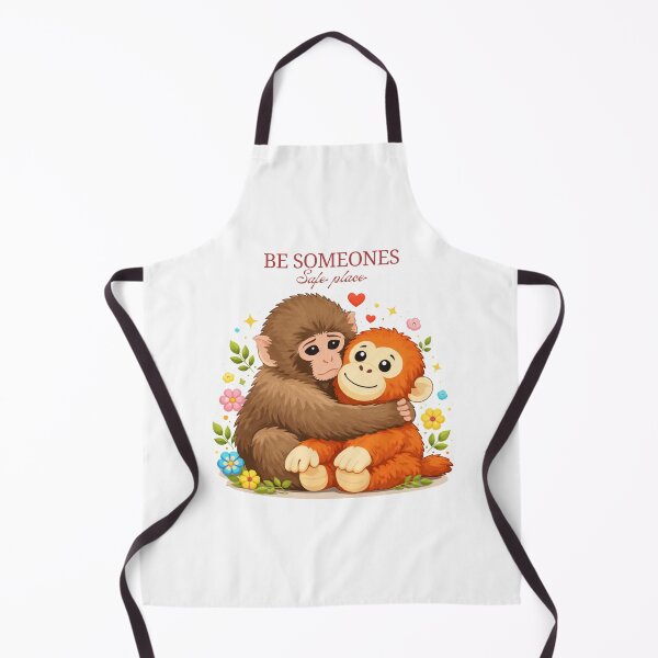Item preview, Be Someone’s Safe Place Cute Monkey Hug Viral Inspired Design designed and sold by VenusNestCo.