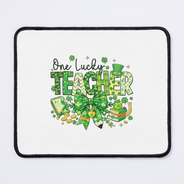 Item preview, One Lucky Teacher – St. Patrick’s Day Design designed and sold by Saxon Designs.