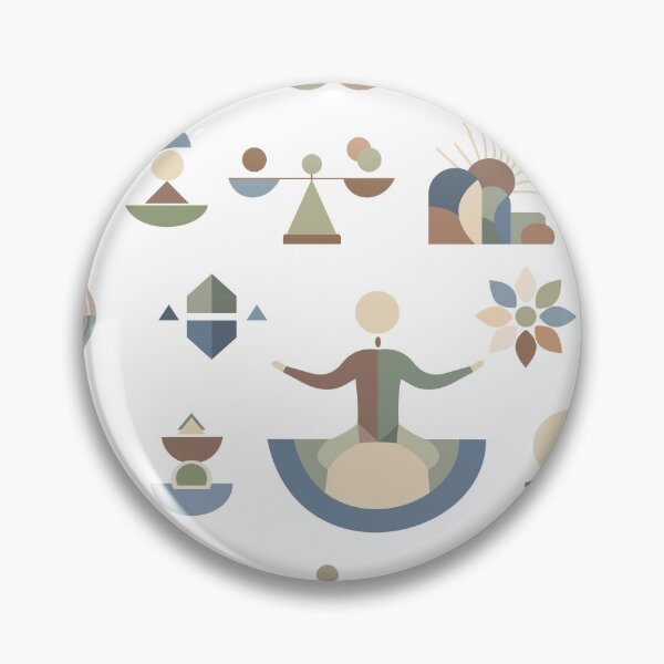 Item preview, Retro-style pattern featuring diverse geometric elements in earth tones. Retro-style design with diverse geometric elements designed and sold by CreativebyTKK.