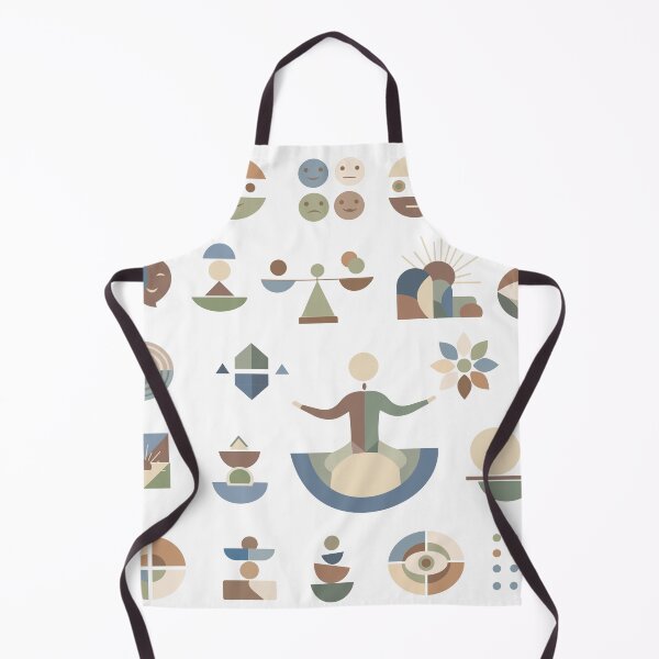 Item preview, Retro-style pattern featuring diverse geometric elements in earth tones. Retro-style design with diverse geometric elements designed and sold by CreativebyTKK.