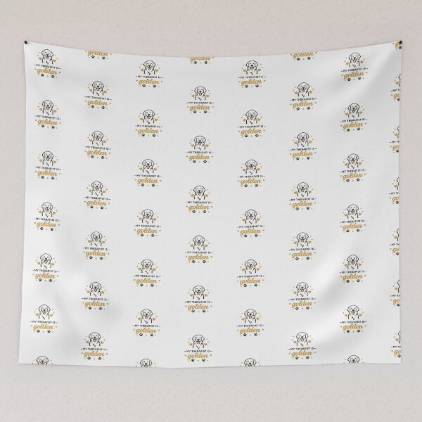 Item preview, My Therapist Is Golden Golden Retriever Gift designed and sold by WildVista.