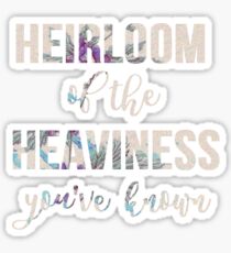 Heirloom: Sleeping at Last Sticker
