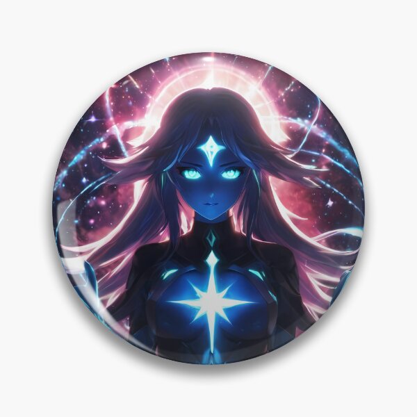 Item preview, Void Goddess Cosmic Anime Blue Space Celestial designed and sold by KanzenCreations.