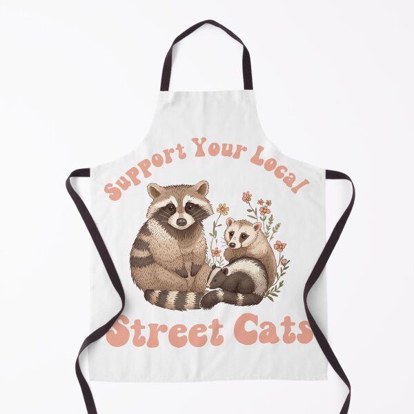 Item preview, Support Your Local Street Cats – Retro Wildlife Design designed and sold by Vision Crafted.