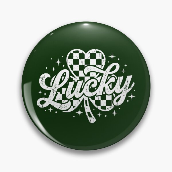Item preview, White Distressed Lucky Shamrock – St. Patrick’s Day Design designed and sold by Saxon Designs.