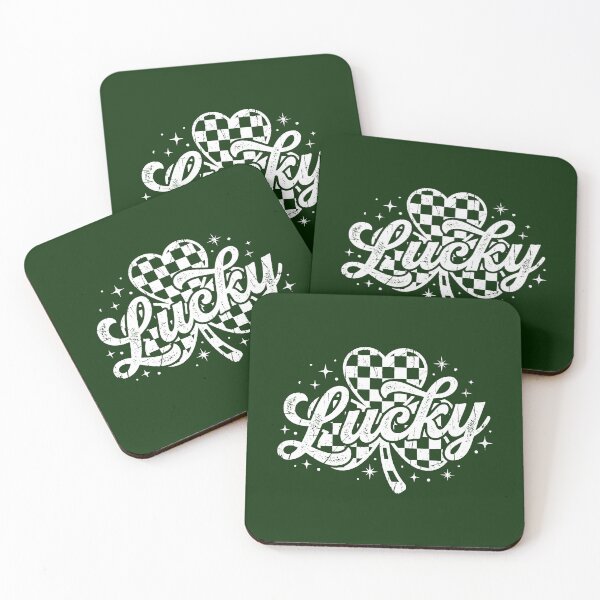 Item preview, White Distressed Lucky Shamrock – St. Patrick’s Day Design designed and sold by Saxon Designs.