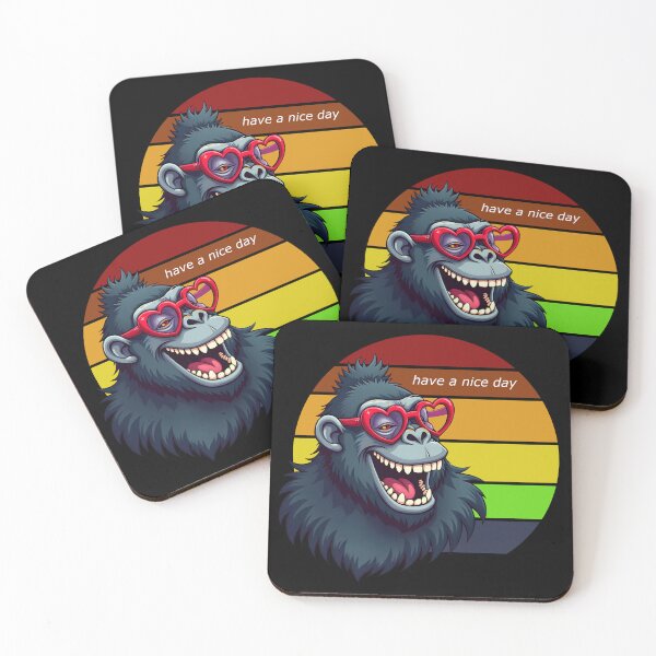 Item preview, Happy Gorilla - Have a Nice Day designed and sold by Museum Of Non-Existing Art.
