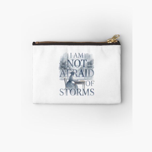 Item preview, Little Women I Am Not Afraid Of Storms Jo March Silhouette designed and sold by Fenay Designs.