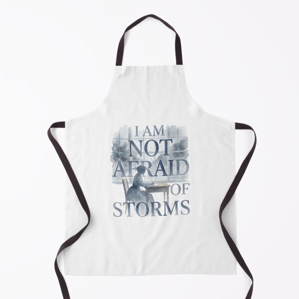 Item preview, Little Women I Am Not Afraid Of Storms Jo March Silhouette designed and sold by Fenay Designs.