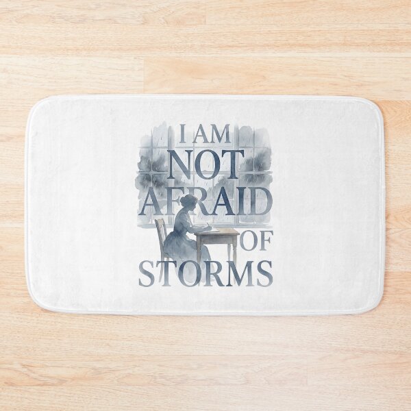 Item preview, Little Women I Am Not Afraid Of Storms Jo March Silhouette designed and sold by Fenay Designs.