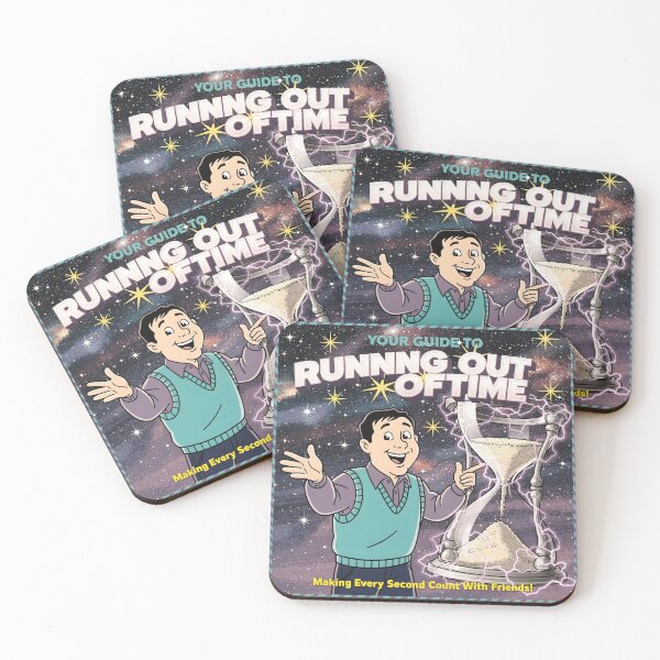 Item preview, Running Out of Time - 90s VHS Parody Art designed and sold by PictorialWhimsy.