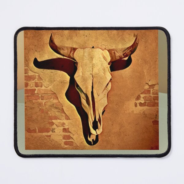 Item preview, Cattle Skull on Old Adobe Wall designed and sold by oh-bi-me.