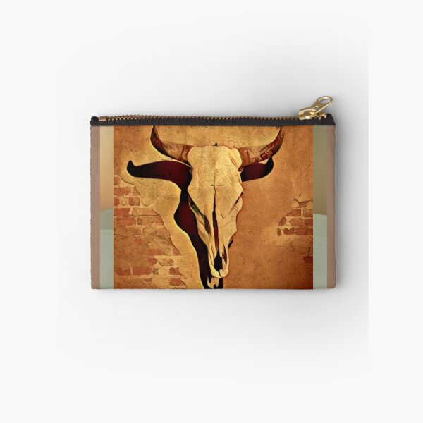 Item preview, Cattle Skull on Old Adobe Wall designed and sold by oh-bi-me.