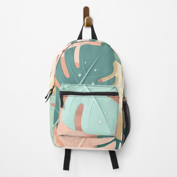 Item preview, Pastel Tropical Leaves with Dew designed and sold by CoquetteLunaCo.