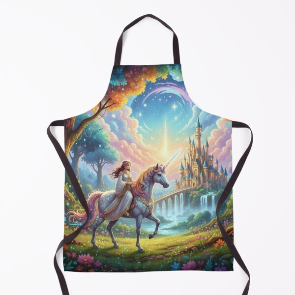 Item preview, Woman on a unicorn crosses a fairytale forest designed and sold by Sigtrix.