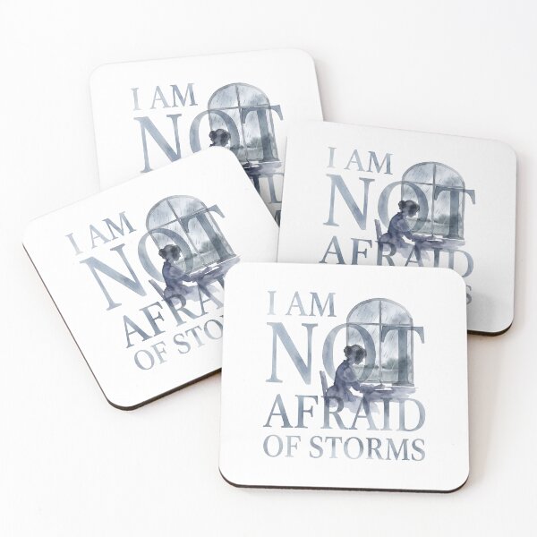 Item preview, I Am Not Afraid Of Storms Little Women Jo March Quote designed and sold by Fenay Designs.