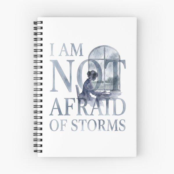 Item preview, I Am Not Afraid Of Storms Little Women Jo March Quote designed and sold by Fenay Designs.