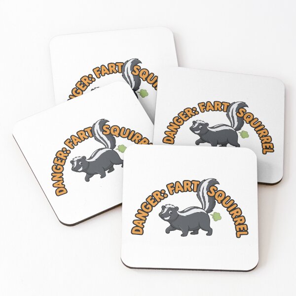 Item preview, Danger Fart Squirrel Striped Skunk Humor designed and sold by Petzzz.