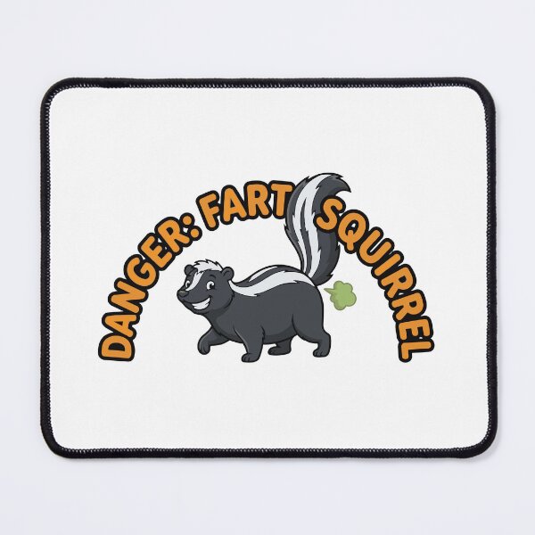 Item preview, Danger Fart Squirrel Striped Skunk Humor designed and sold by Petzzz.