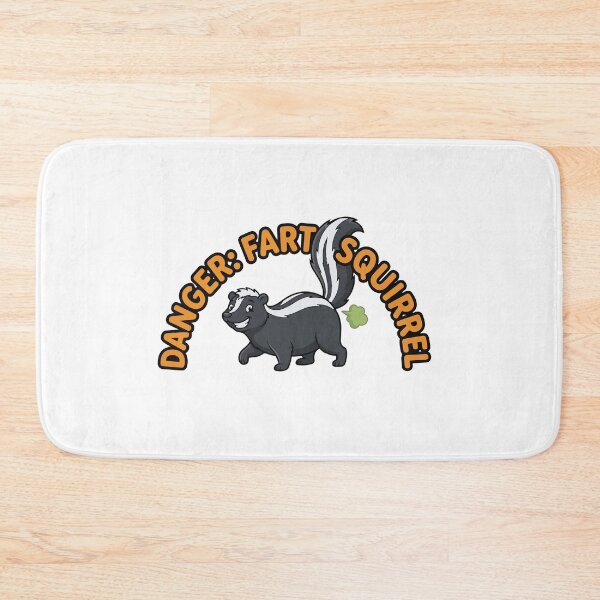 Item preview, Danger Fart Squirrel Striped Skunk Humor designed and sold by Petzzz.