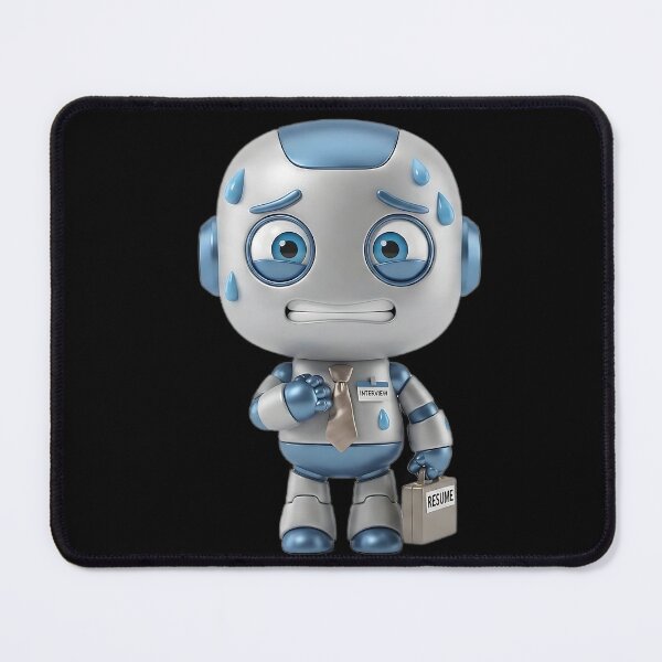 Item preview, Anxious Interview Robot – Modern Job Struggle 3D Character designed and sold by Saixor.