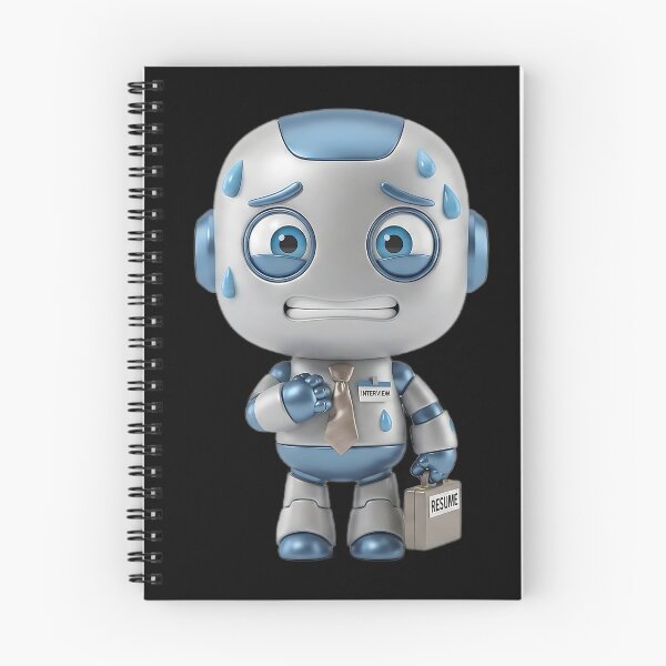 Item preview, Anxious Interview Robot – Modern Job Struggle 3D Character designed and sold by Saixor.
