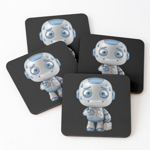 Item preview, Anxious Interview Robot – Modern Job Struggle 3D Character designed and sold by Saixor.