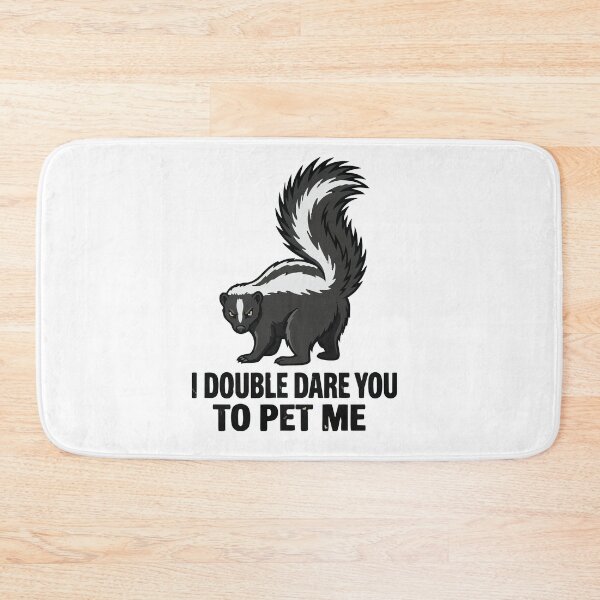 Item preview, I Double Dare You To Pet Me Striped Skunk designed and sold by Petzzz.