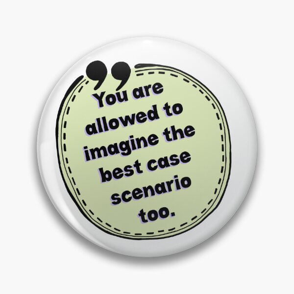 Item preview, Imagine the best case scenario designed and sold by The Curious Cow.